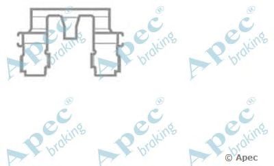 APEC BRAKING kit419 -  Комплектующие, тормозные колодки